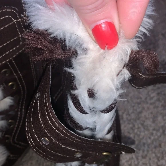 Lace up wedge boots ❤️‍🔥 - Picture 6 of 14